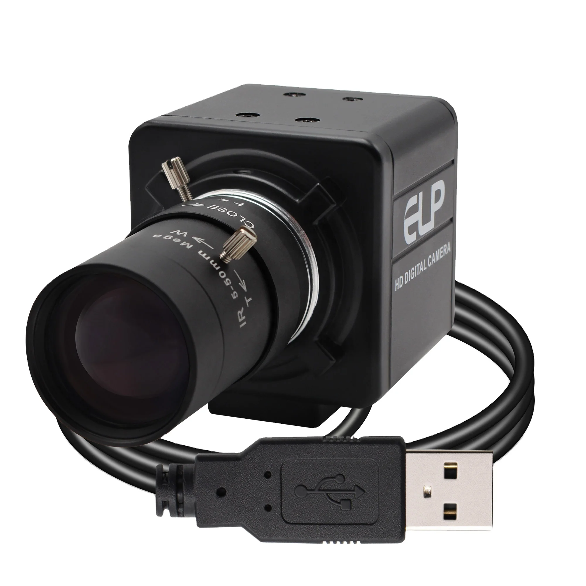 

1080P Mini Webcam 2.0Megapixel 1920*1080 CMOS OV2710 Play Plug UVC USB Camera With CS Mount Lens For Windows Linux Android Mac