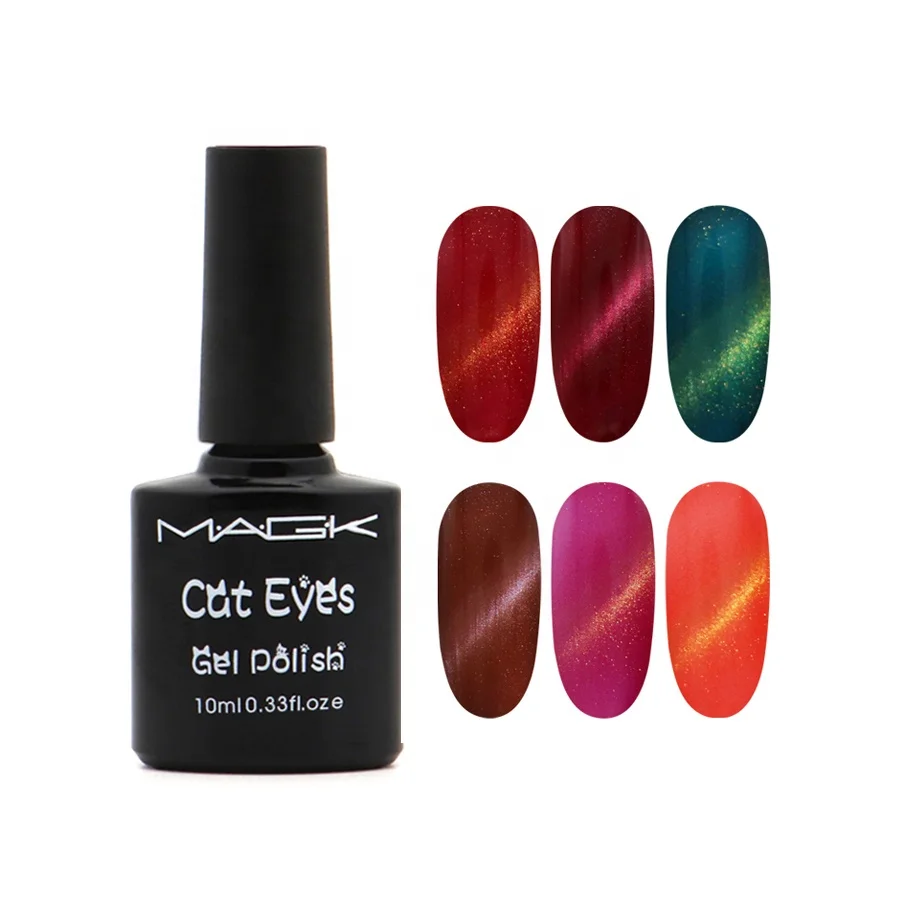 

RTS MAGK Cat's Eye No.022 Christmas sale high quality gel nail polish 10ml nail kit set professional gel nails supplier., 24 colors