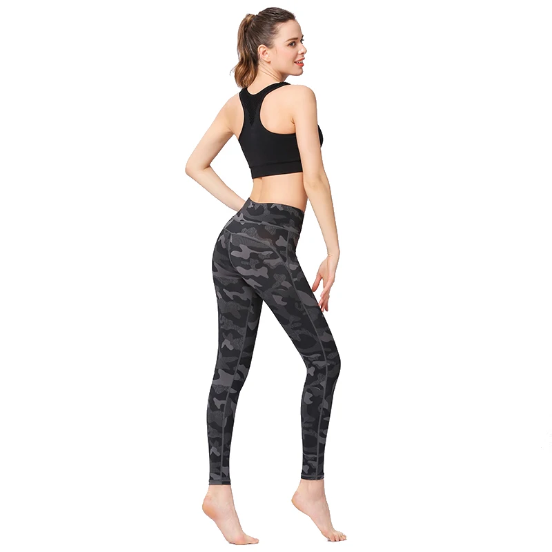 

Competitive Quality 87% Nylon 13% Spandex Bulk Custom Printed Leggings For Training Pants