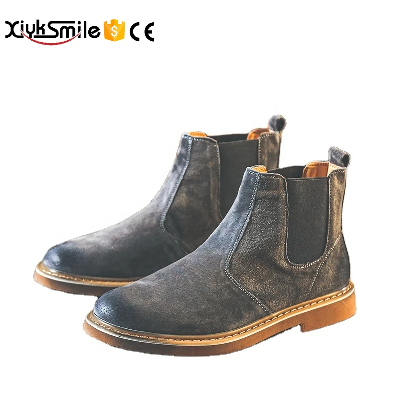 

new Chelsea boots British style men's high-top retro men's shoes boots man