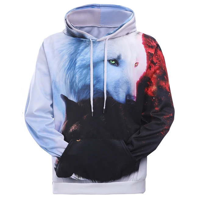 

Wholesale Custom all over print hoodies with logo printed 3d print hoodie for men polyester, Customized color