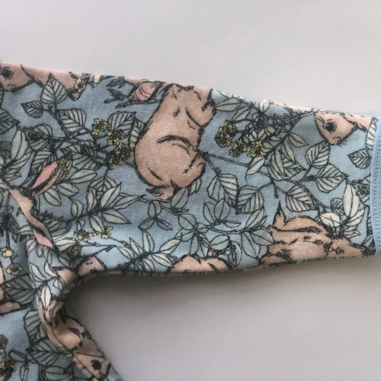 
Wholesale cotton baby jumpsuit fall newborn baby clothes interlock 003 