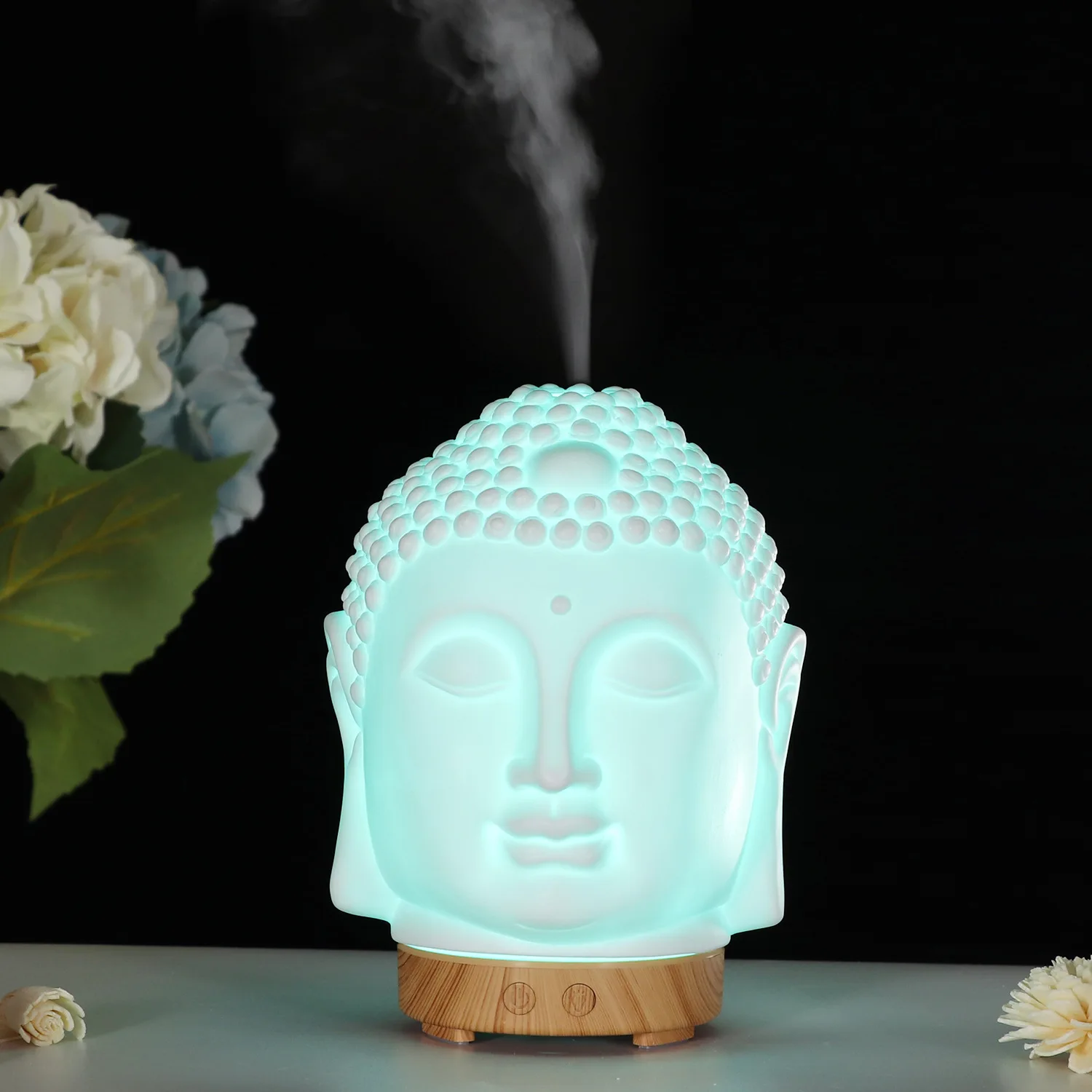 2020 Hot Sales Ceramic Buddha Aroma Diffuser 100ml Essential Oil