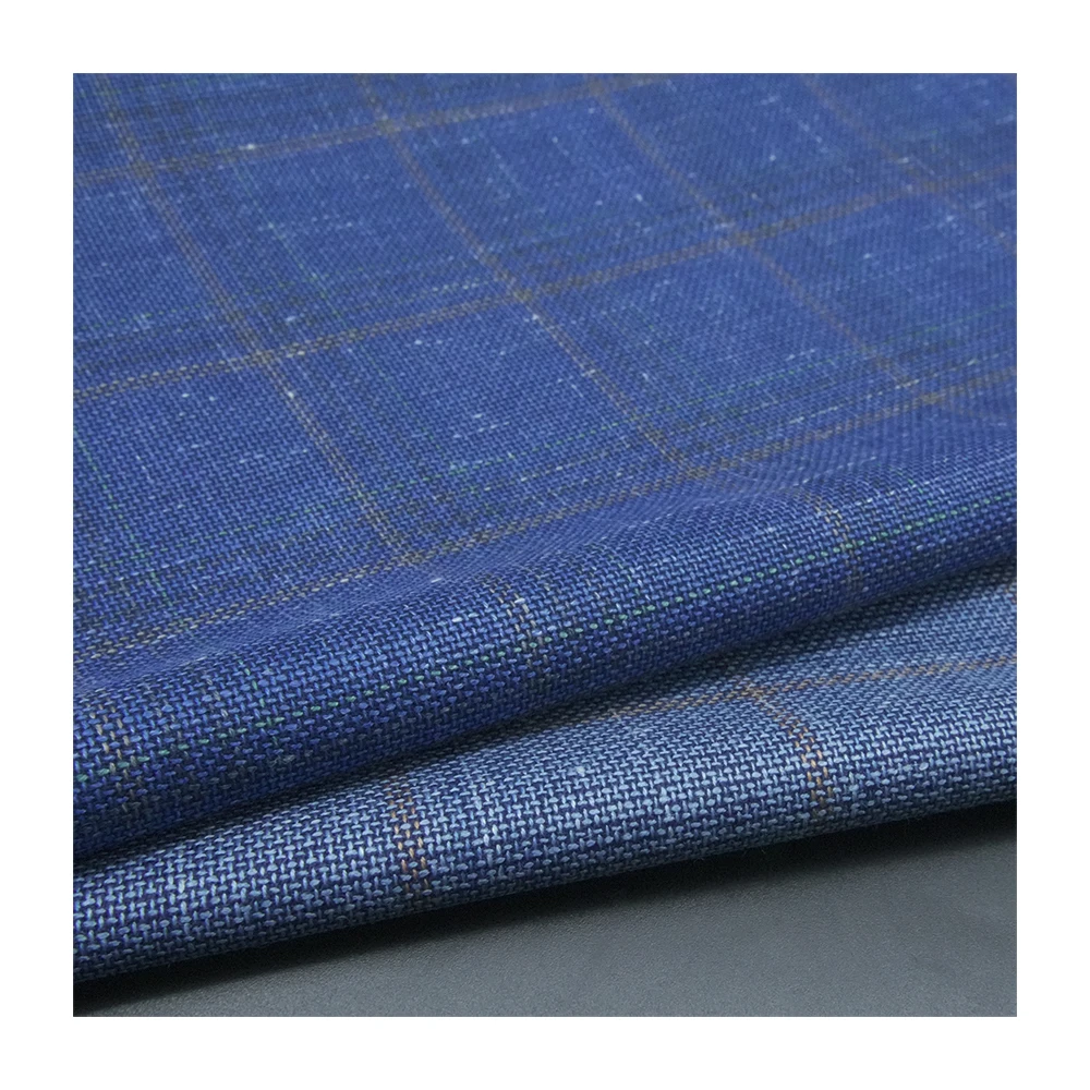 Gorgeous Merino Wool STOCK Worsted Wool Suit Luxury Italian Suiting Fabric Blend Fabric for Men Suits