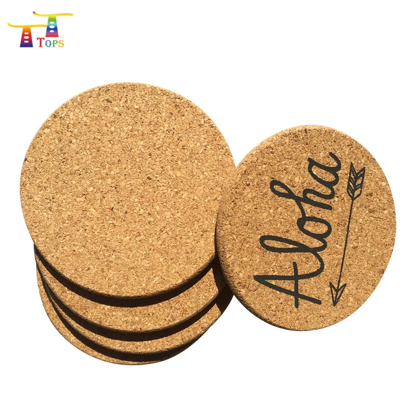 

American Blank Square Sublimation Coasters Korean European Canadian African Coaster With Base Wholesale Bark Cork Planter Bag, Cmyk or custom