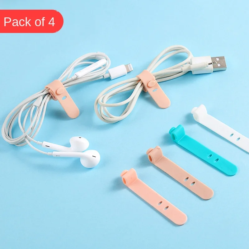 

Silicone Cable Winder Earphone Data Line Mouse Keyboard Cable Cord manager Organizer Holder Winder for Phone Computer