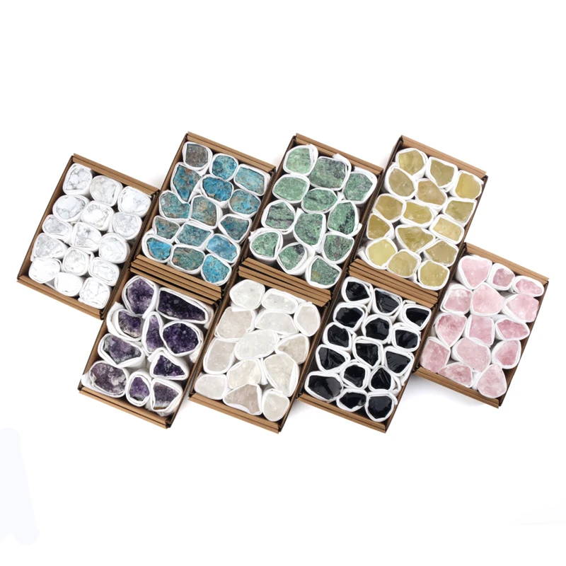 

Wholesale A Variety Of Crystal Rough Stone Gift Box Healing Crystal For Gifts