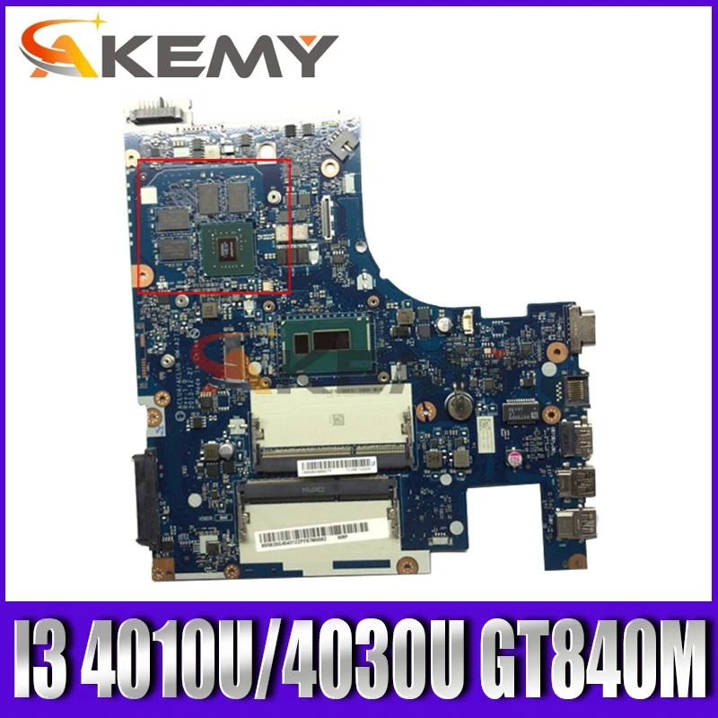 

Akemy ACLUA/ACLUB NM-A273 For Z50-70 G50-70M Notebook Motherboard CPU I3 4010U/4030U GT840M 2G DDR3 100% Test