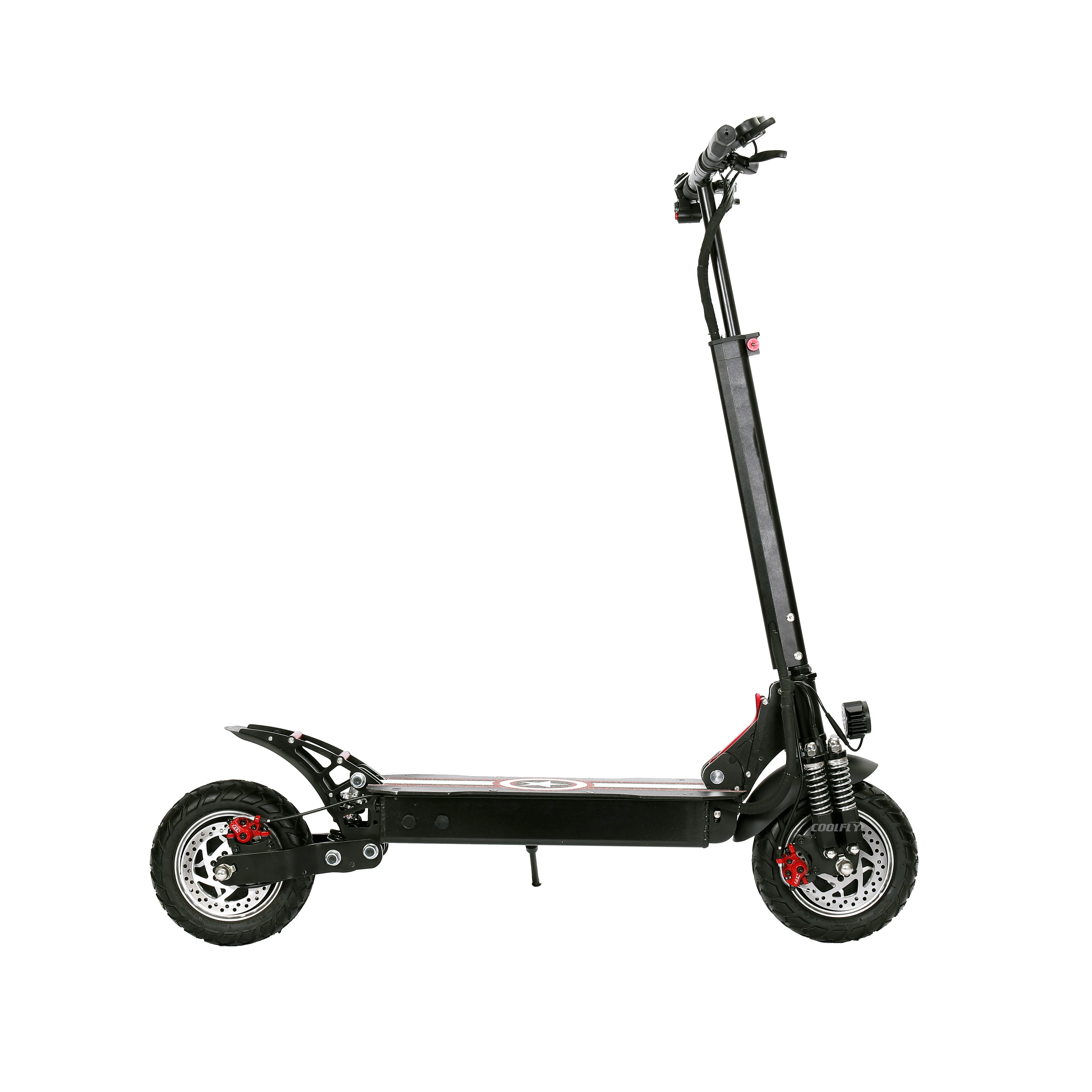 

Adult electric scooter dual motor 2000w 48v off road electric scooter 10inch tubeless tire e scooter, Black