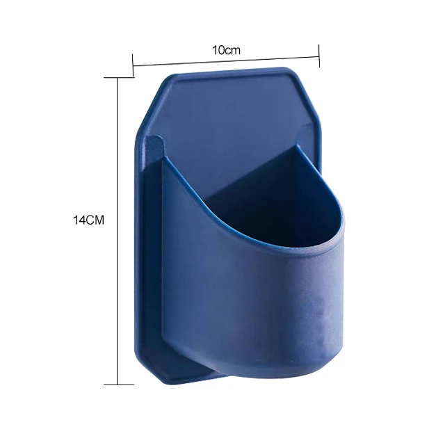 Removable Bathroom Silicone Caddy Rack Silicone Stick Shower Caddy