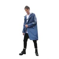 

Rainfreem Man and woman raincoats long for outdoor activities PU fashionable