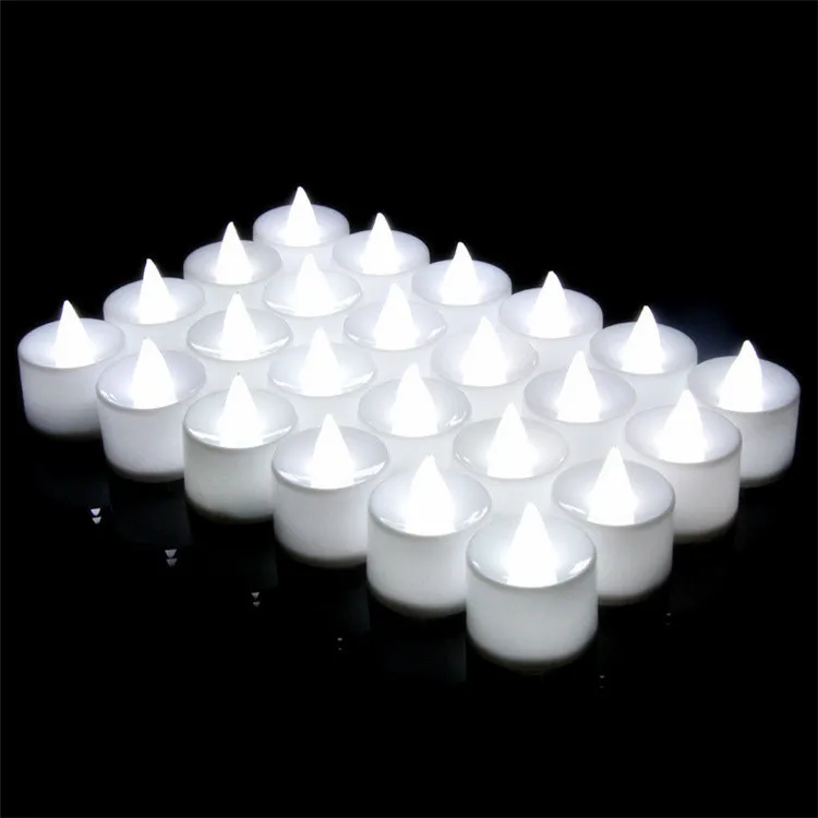 Led Tea Light Candle Electric Lamp Church Wedding Can Replace Battery