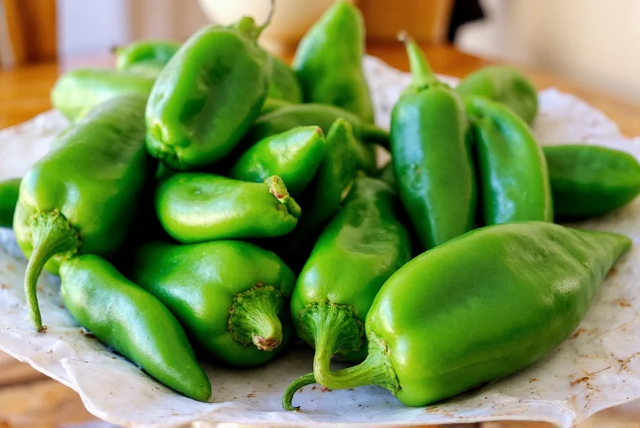 poblano harvest