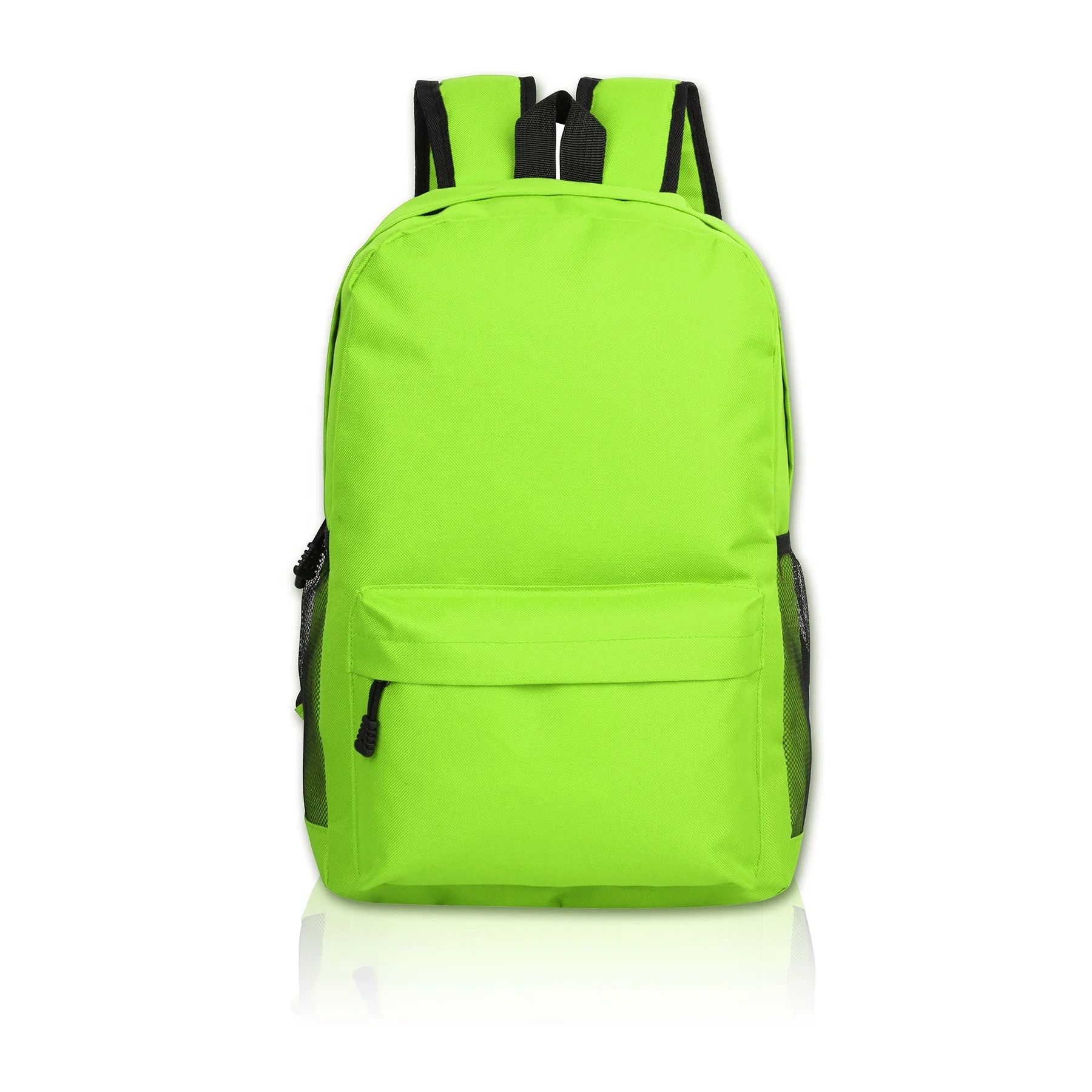 

Hot Sale China Factory Cheap Promotional 600D Polyester Custom Logo Durable 17" Budget Backpack for School