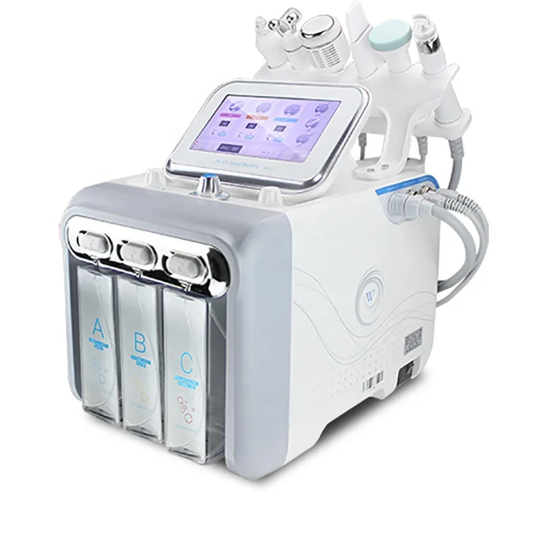 
New 6 In 1 Water Dermabrasion Hydra Peeling Facial Waterpeel Microdermabrasion Aqua Clean Beauty Machine for Face 