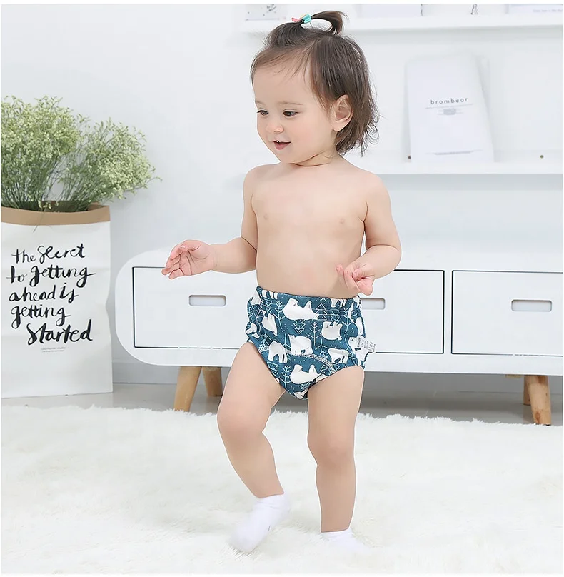 

super-thin oem baby potty training pants less MOQ training pant diaper baby washable baby nappy learning training pants