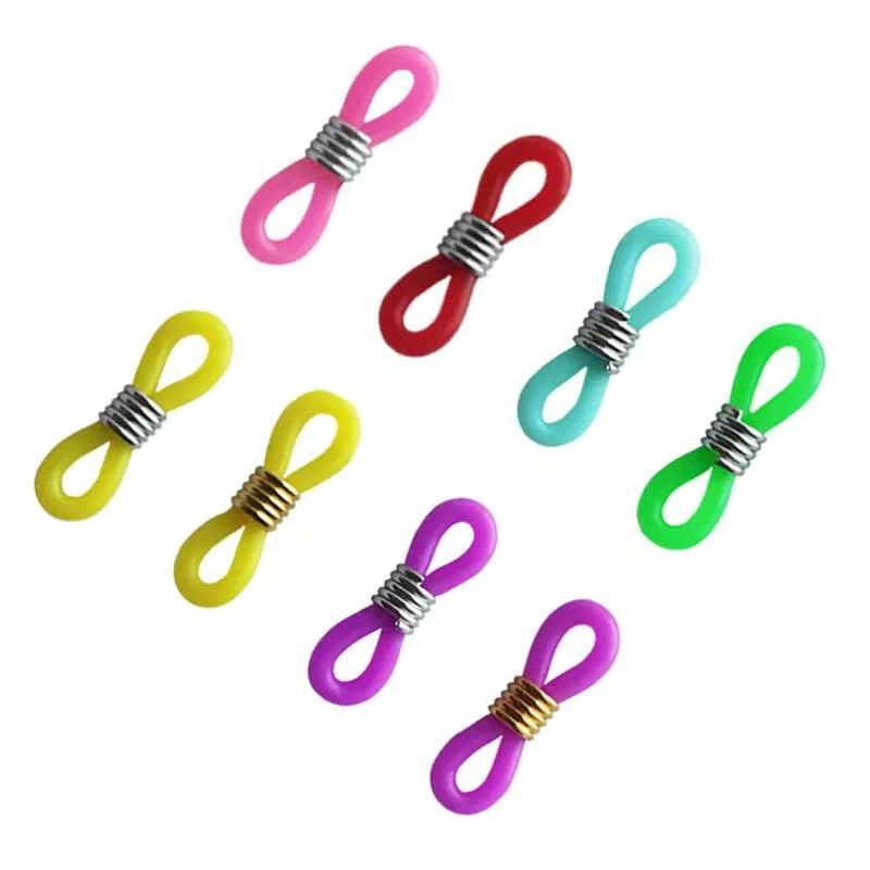 

Glasses Rope Chain Antic-drop Colored Silicone Ring Accessories For Glasses