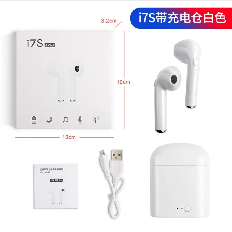 New product tws I7s earbuds portable earphone Wireless Bluetooth Earphone 5.0 stereo earbuds i8 I9S i12 i13 - ANKUX.COM