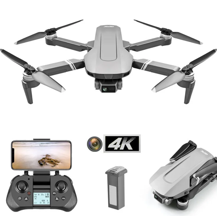 

XUEREN F4 Drone With Camera 4K 5G HD Mechanical Gimbal Gps System Supports TF Card Drones Stabilier Distance 2km Flight 25 Min