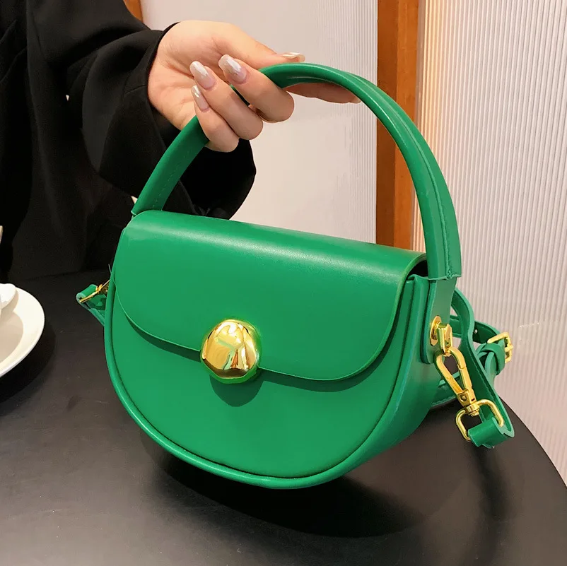 

PU Leather woman bag handbag Ladies Saddle Shoulder Crossbody Bag Fashion Women Handbag Purse