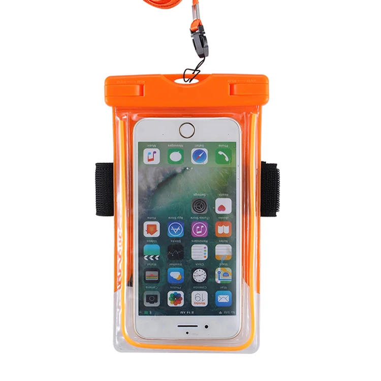 

Pvc Floating Ziplock Waterproof Cell Mobile Phone Bag For Iphone Samsung, 4 colors
