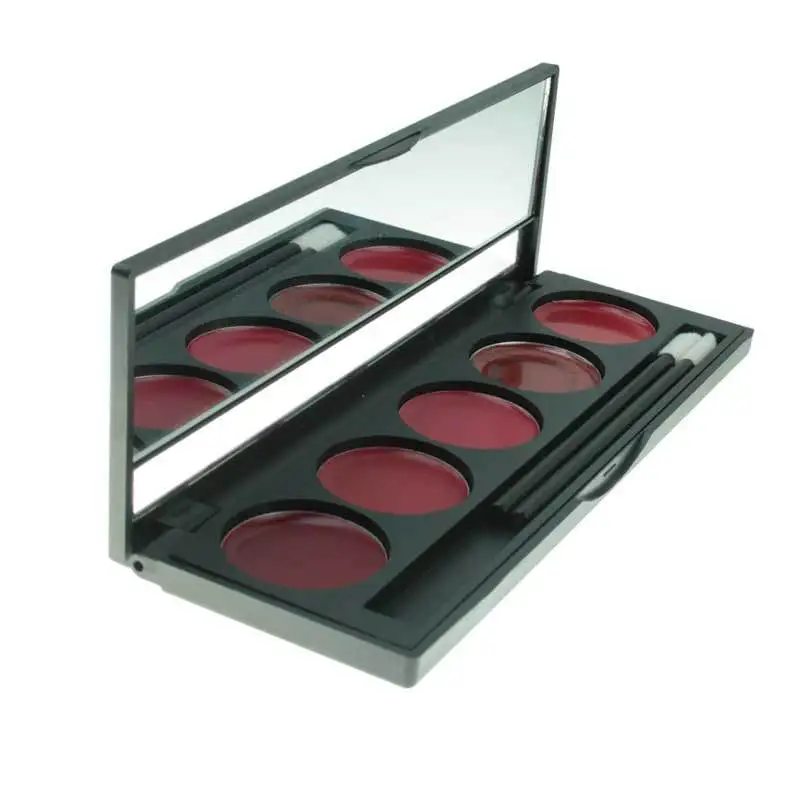 

Wholesale Long Lasting Waterproof 5 Color Lipstick High Pigment Shimmer Mini Matte Lip Palette