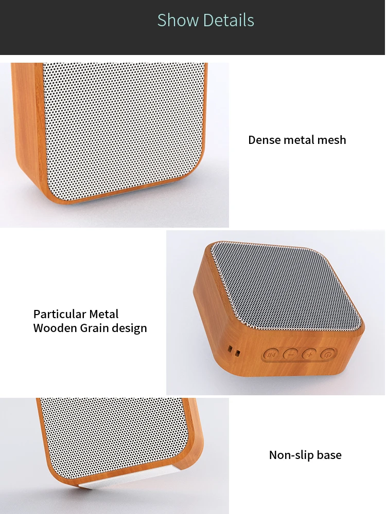 Wholesale Usb Aux Handfree Bass Stereo Outdoor Home Mp3 Subwoofer Sound Box Music Wireless Portable Bluetooth Mini Speaker - ANKUX.COM