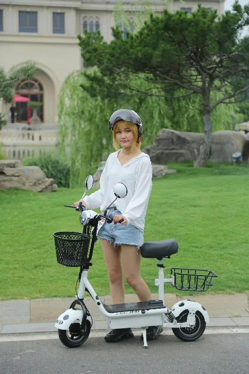 持ち運びが簡単なmini電動折りたたみ自転車は車のトランクに完全に