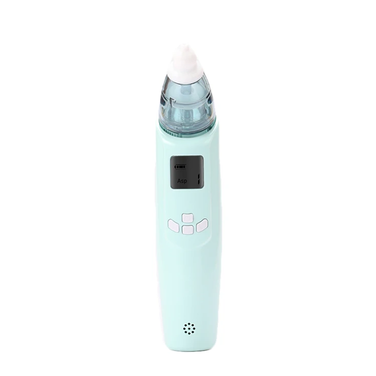 

Iksbeauty With Music Function Baby Nose Cleaner USB Port Charging Three Suction Automatic Infants Nasal Aspirator, Pink/blue/green