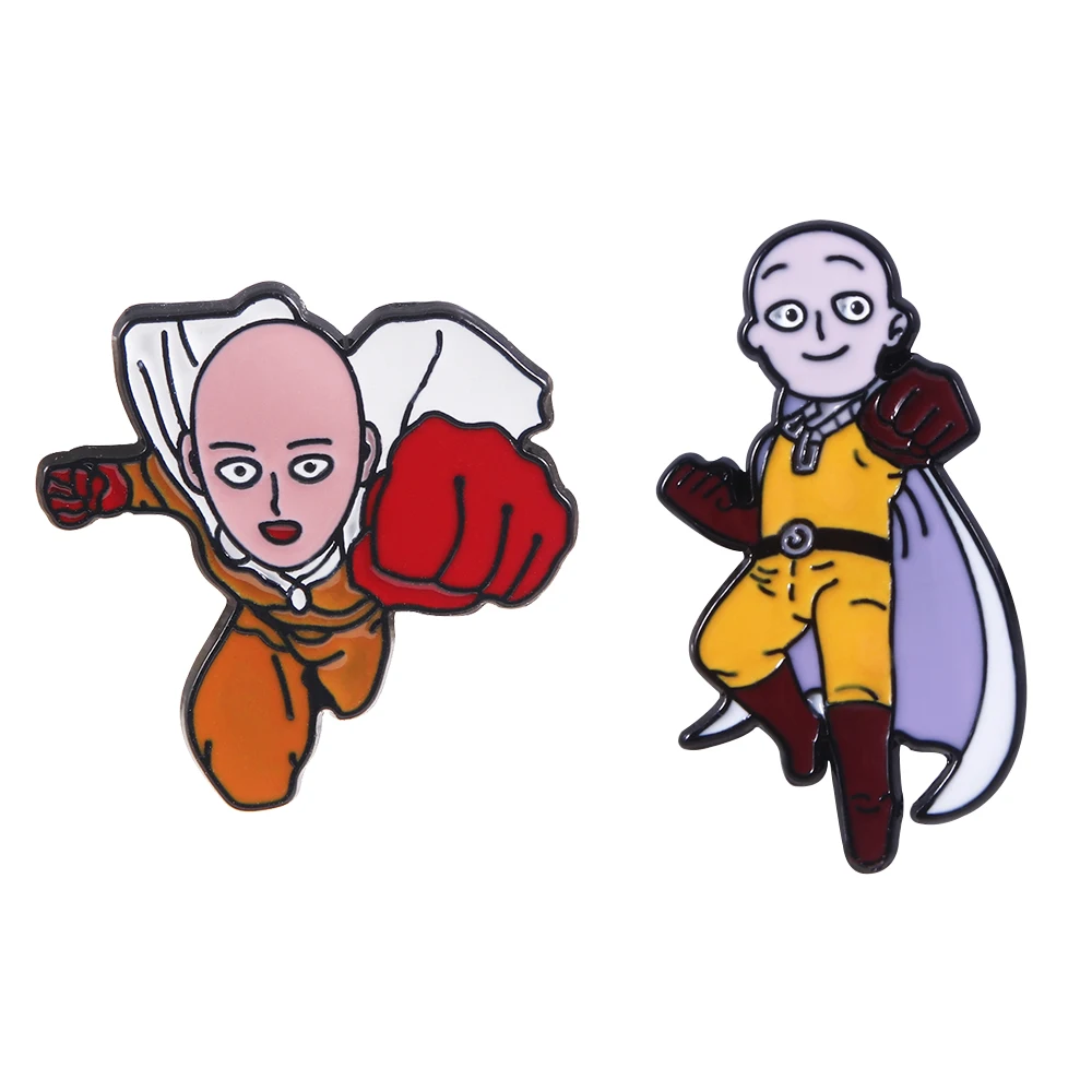 

Anime One Punch Man Enamel Brooches Pins