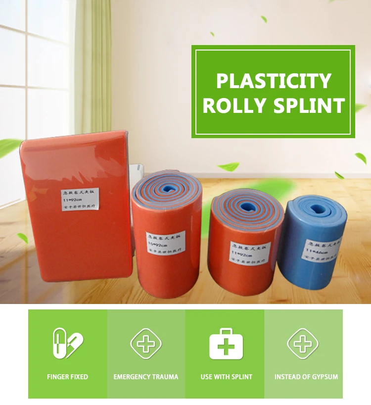 First Aid Medical Aluminum Roll Sam Splint Waterproof Rolled Splint Sprain Leg Arm Fracture