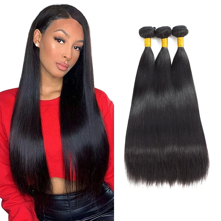 

Finest quality strictly inspection wholesale Brazilian cheap virgin cuticle aligned straight human hair bundles vendors