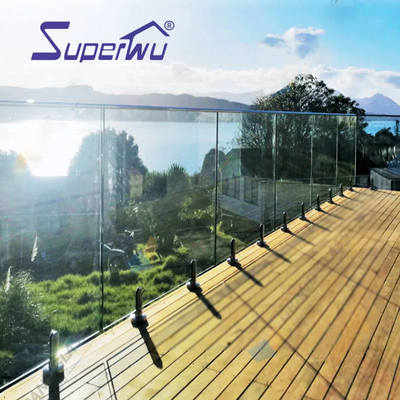 Australia standard high quality factory direct sale  aluminum alloy&glass fence or handrail or balustrade