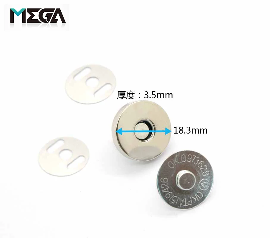 

High Quality  bag metal push for handbag magnetic snap button snap button round custom jean button