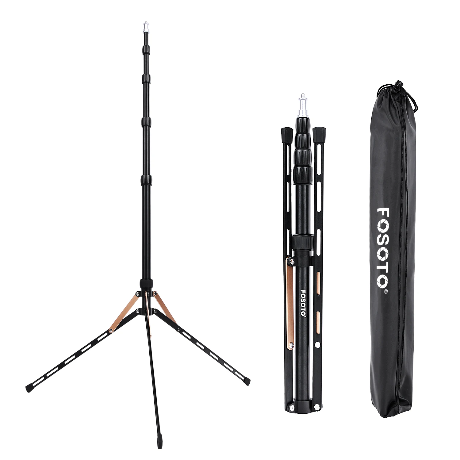 

Factory Direct FT-190B Flexible Photographic Lighting Tripod Stand With 1/4 Screw Head Foldable VideoTripod Right Light Stand