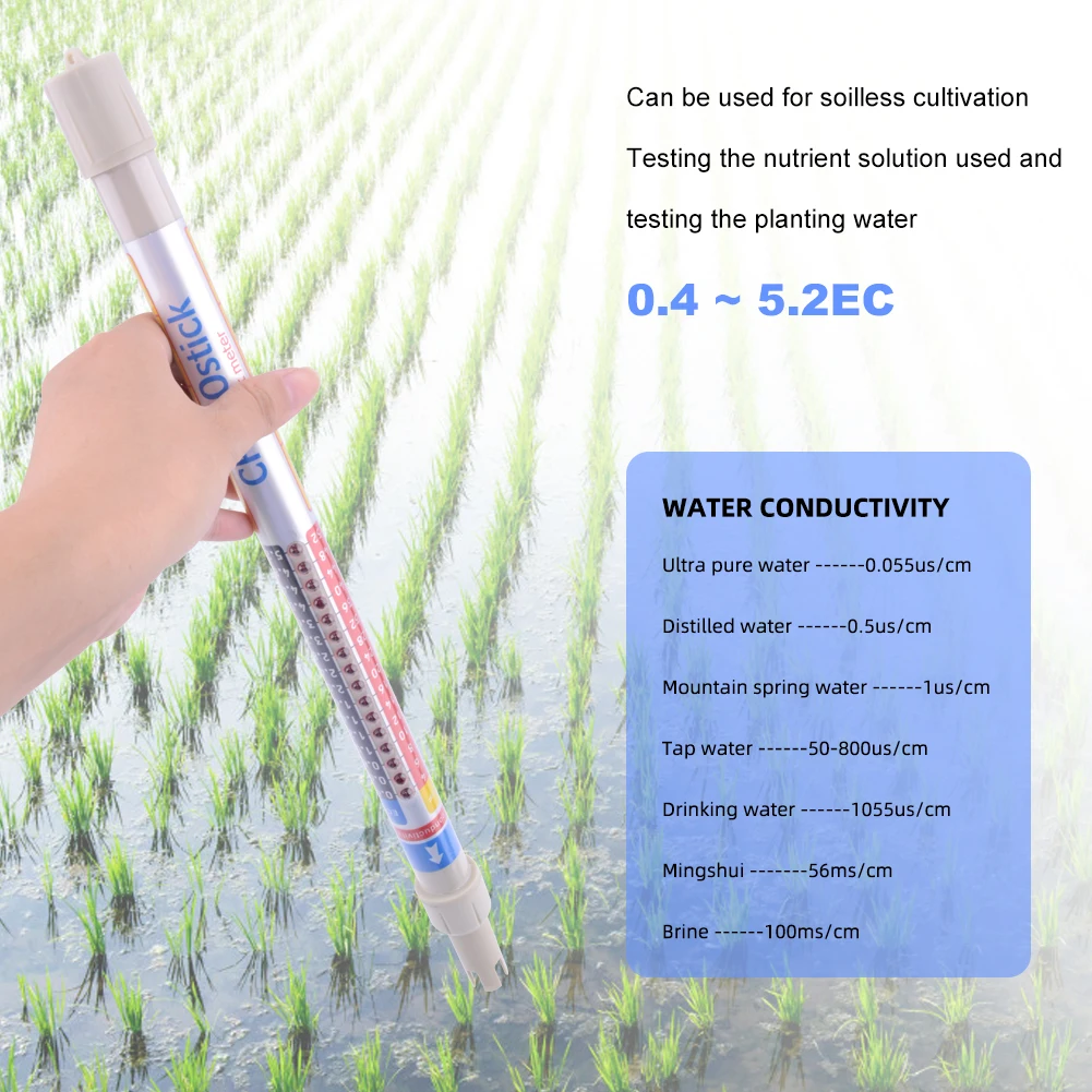 Mới Tự Động Chuyển Đổi CE/Ppm/CF Chất Lượng Nước Meter Pen Làm Vườn Kiểm Tra CE Dinh Dưỡng Meter Nightstick
