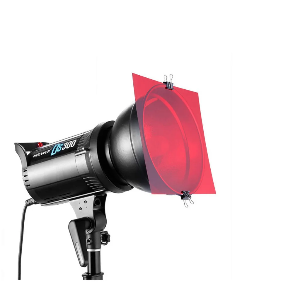 

11in1 30cm 12 Inch Flash Color Film Video Light Filter Photography Accessories for Aputure 120dii 120d 300d DE300 Flashing