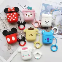 

Cute Cartoon Mickey Minnie Soft Silicone Doll Case For Apple Airpods Case Wireless Bluetooth Earphone Toy Story Cover Coque