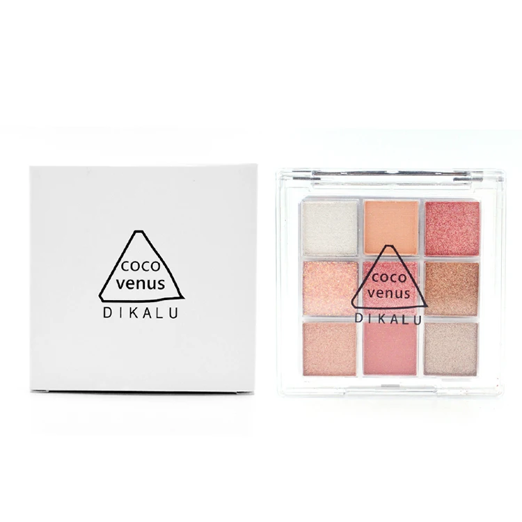 

Cheap Custom 9 Colors Eye Shadow Shimmer Cosmetics Makeup Eyeshadow Palette