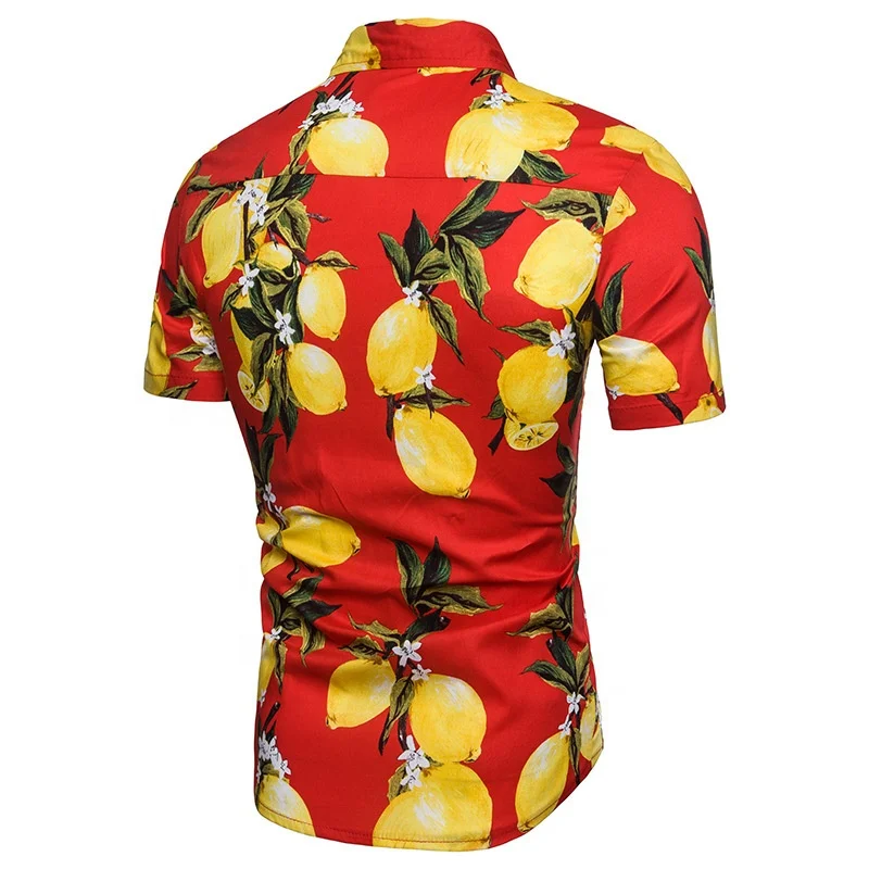 

Wholesale Hawaiian T Shirt Men Summer Beach Hemd Hombre Hawai Shirt Ropa De Hombre Aloha Shirts Hawaiian, Customized color
