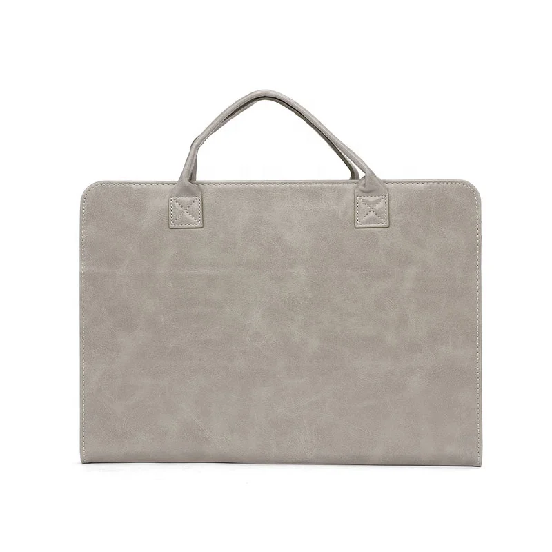 

portable leather laptop handbag for apple macbook pro