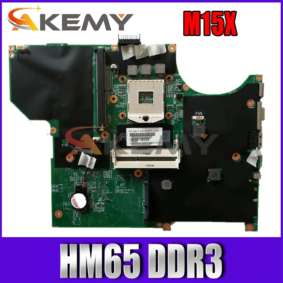 

Akemy CN-00G5VT For M15X Motherboard HM65 DDR3 Mainboard 0G5VT 00G5VT 100% tested