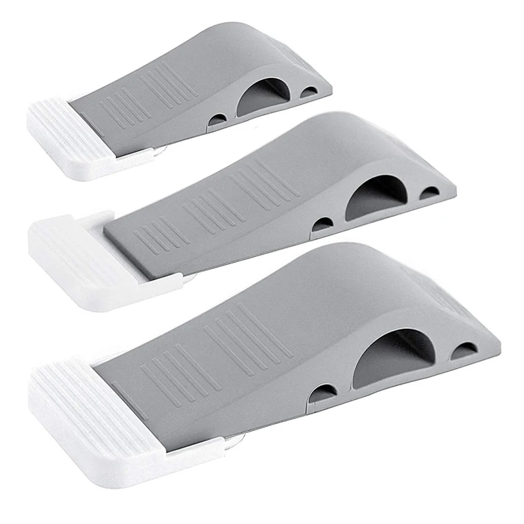 

Silicone Door Stop Rubber Flexible Door Stop Wedge Smart Stackable Slip-Resistant Design Door Stops