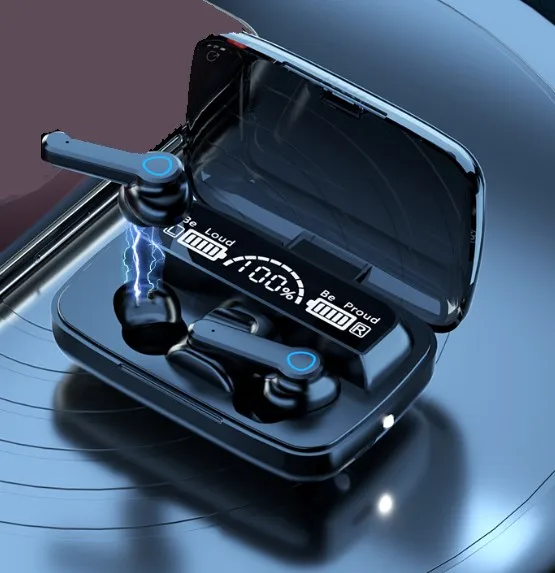 

High Quality wireless charge earphone tws f9 airbuds wireless earbuds M19