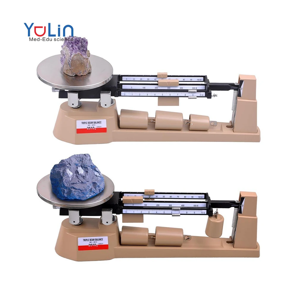Laboratory High Precise Physical Mechanical Adjustable Teaching Analytical Weighing Scale Single-pan Triple Beam Balance