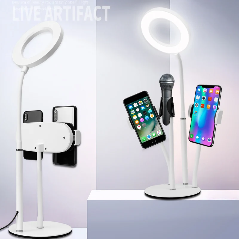 Amazon hot cheap price 5inch light table stand ring Live Streaming selfie camera makeup/make up