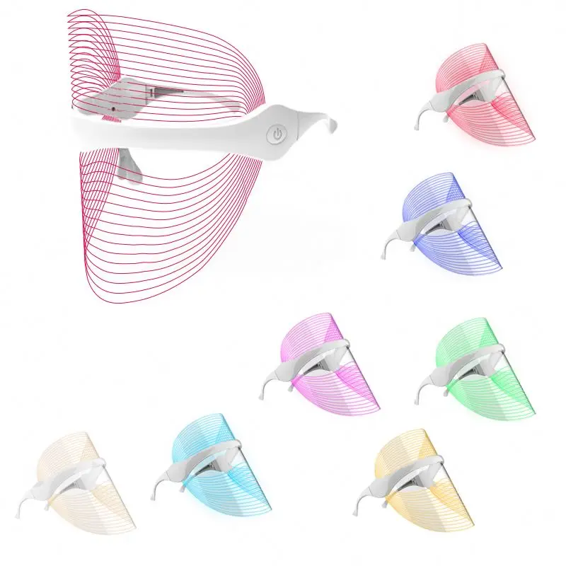 

Popular Skin Beauty 7 Colorful Korean Light LED Photon Therapy Mask PDT LED Mask