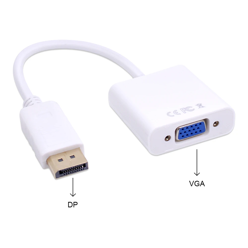 SIPU factory price DP to VGA Cable DisplayPort Male to VGA Female Converter Adapter Cable for Laptop PC - ANKUX.COM