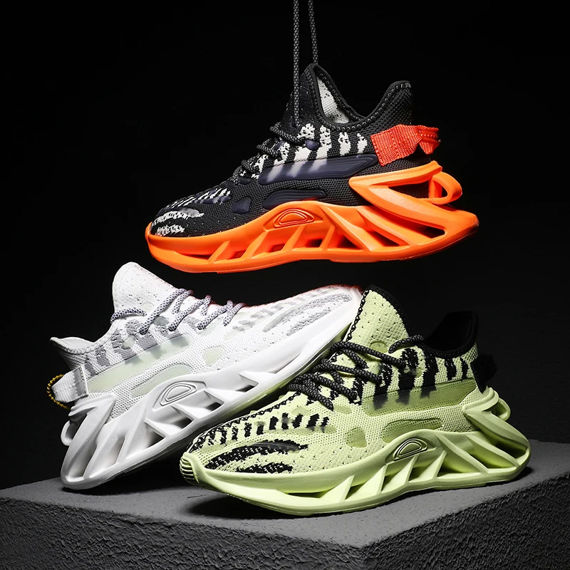 

2021 New design wholesale custom fashion sneaker casual men shoes sports shoes, 4 colors