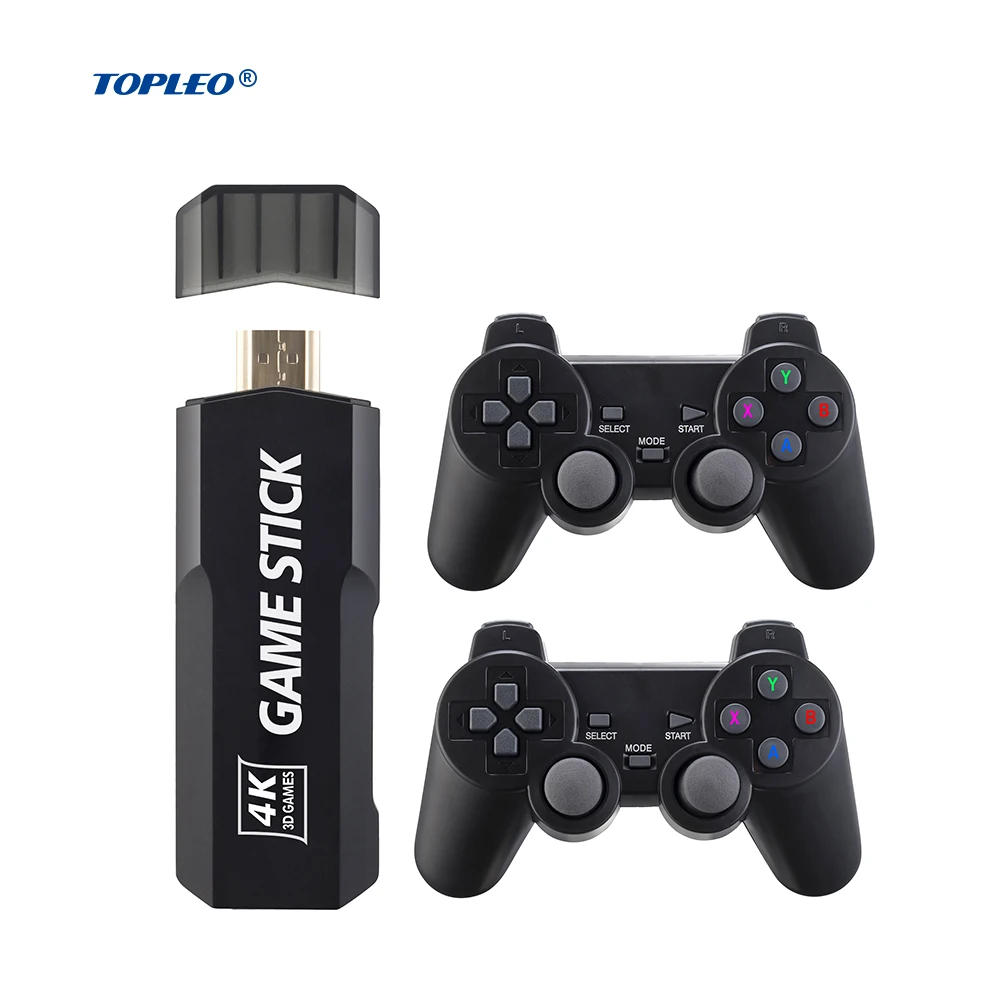 

Topleo mini game stick 4k 128g 64GB classic video game console GD10 gaming stick